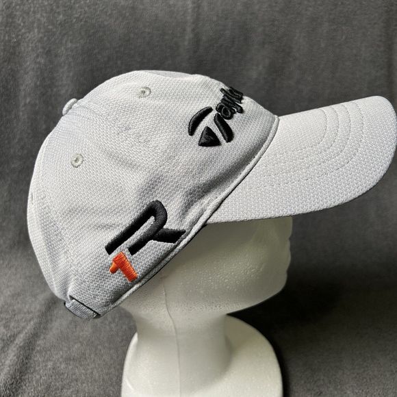 Taylormade Adjustable Golf Hat RBZ Lethal Gray Cap - Picture 3 of 8